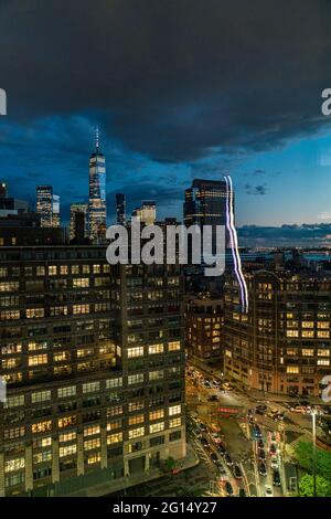 Bilder von der Variation der Gebäude von Mary Catherine Messner in New York City, New York Stockfoto