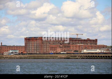 Das historische Tabaklager in Liverpool Stockfoto