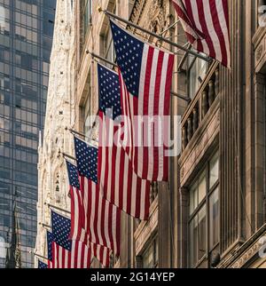 Bilder von der Variation der Gebäude von Mary Catherine Messner in New York City, New York Stockfoto