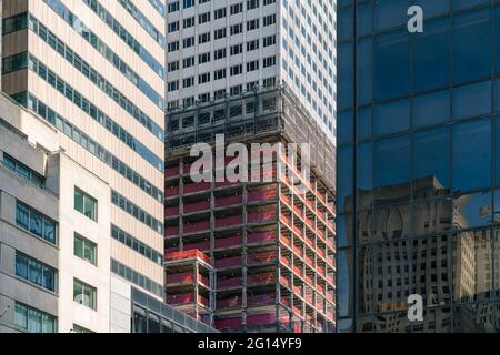 Bilder von der Variation der Gebäude von Mary Catherine Messner in New York City, New York Stockfoto