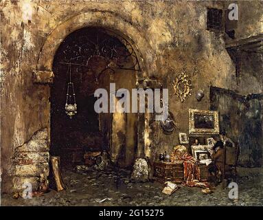 William Merritt Chase - Antiquariat 1879 Stockfoto