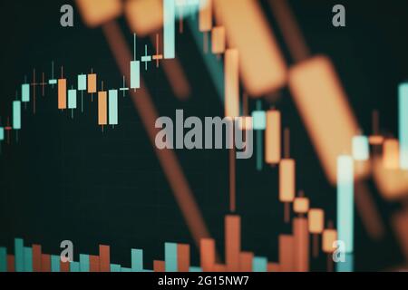 Nachhaltige Portfolio Management, langfristige Wealth Management mit risikostreuung Konzept. Stockfoto