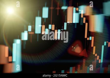 Nachhaltige Portfolio Management, langfristige Wealth Management mit risikostreuung Konzept. Stockfoto
