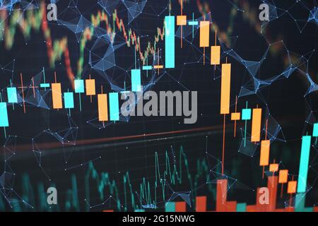Nachhaltige Portfolio Management, langfristige Wealth Management mit risikostreuung Konzept. Stockfoto