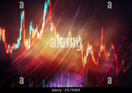 Nachhaltige Portfolio Management, langfristige Wealth Management mit risikostreuung Konzept. Stockfoto