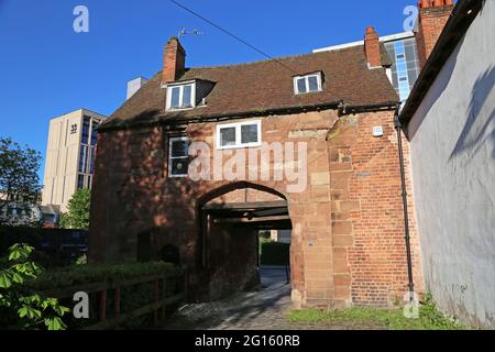 Postern Gatehouse, Whitefriars, Much Park Street, Coventry, West Midlands, England, Großbritannien, Großbritannien, Europa Stockfoto