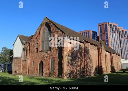 Eastern Cloister Walk, Whitefriars, Gulson Road, Coventry, West Midlands, England, Großbritannien, Großbritannien, Europa Stockfoto