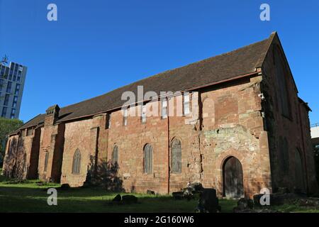 Eastern Cloister Walk, Whitefriars, Gulson Road, Coventry, West Midlands, England, Großbritannien, Großbritannien, Europa Stockfoto