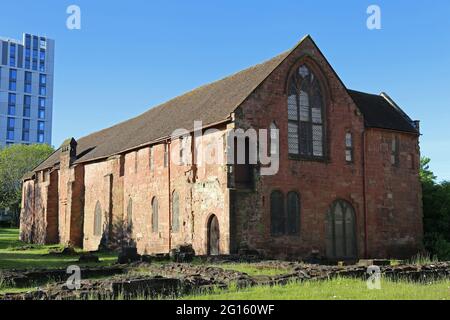 Eastern Cloister Walk, Whitefriars, Gulson Road, Coventry, West Midlands, England, Großbritannien, Großbritannien, Europa Stockfoto