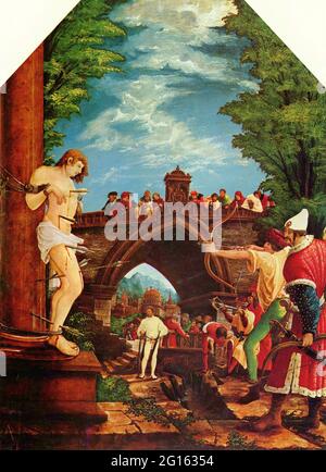 Albrecht Altdorfer - Martyrium St. Sebastian 1516 Stockfoto