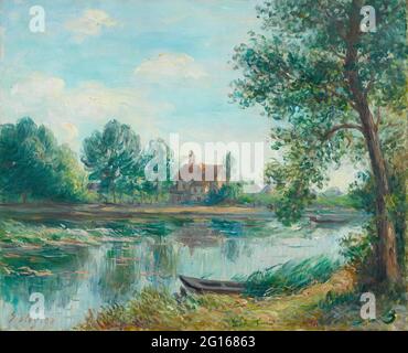 Alfred Sisley - Banks Loing Saint Mamm Es 1892 Stockfoto