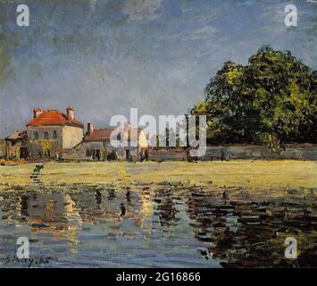 Alfred Sisley - Banks Loing Saint Mammes 1885 Db36 1885 Stockfoto