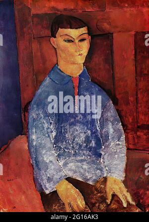 Amedeo Modigliani - Portrait Moise Kisling C 1915 Stockfoto