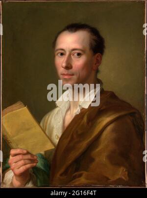 Anton Raphael Mengs - Johann Joachim Winckelmann Stockfoto