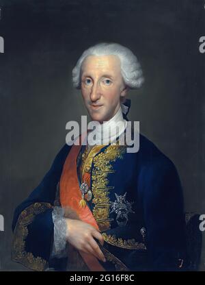 Anton Raphael Mengs - Porträt des spanischen Don Luis De Borbn Infante Stockfoto