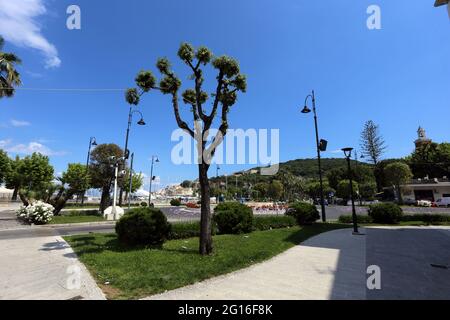 Gaeta, Italien - Caboto Waterfront Stockfoto