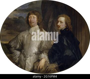 Anton Van Dyck - Endymion Porter und Anthony Van Dyck Stockfoto