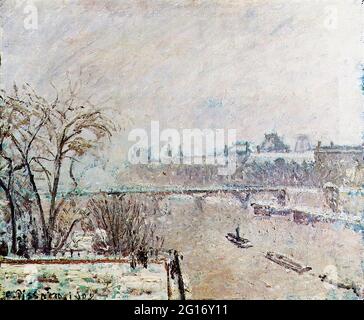 Camille Pissarro - Seine Angesehen Pont Neuf Winter 1902 Stockfoto