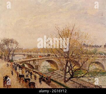 Camille Pissarro - Seine Paris Pont Royal 1903 Stockfoto