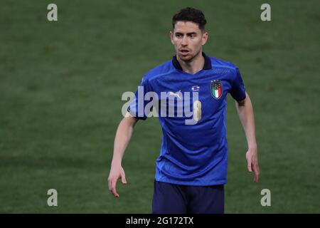 Bologna, Italien, 4. Juni 2021. Jorgino von Italien während des Internationalen Fußballfreundschaftsspiel im Stadio Dall'Ara, Bologna. Bildnachweis sollte lauten: Jonathan Moscrop / Sportimage Stockfoto