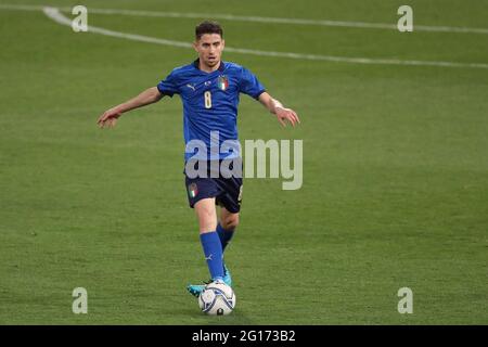 Bologna, Italien, 4. Juni 2021. Jorgino von Italien während des Internationalen Fußballfreundschaftsspiel im Stadio Dall'Ara, Bologna. Bildnachweis sollte lauten: Jonathan Moscrop / Sportimage Stockfoto