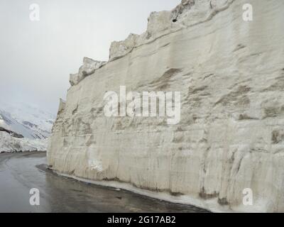 Verschiedene Ansichten des Rohtang Passes Stockfoto