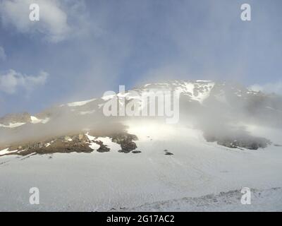 Verschiedene Ansichten des Rohtang Passes Stockfoto