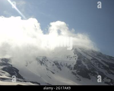 Verschiedene Ansichten des Rohtang Passes Stockfoto