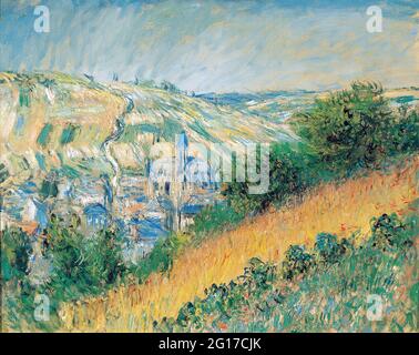 Claude Monet - Blick über Vetheuil 1 1881 Stockfoto