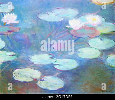 Claude Monet - Seerosen Rosa 1899 Stockfoto