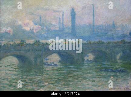 Claude Monet - Waterloo Bridge 1901 1 1901 Stockfoto