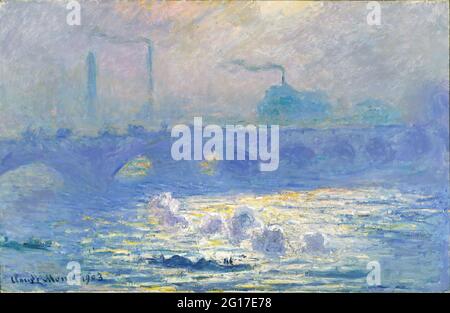 Claude Monet - Waterloo Bridge 03 Stockfoto