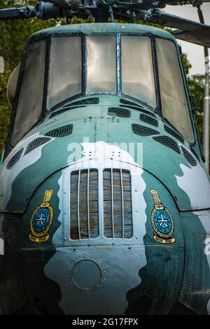 Das Indian Air Force Museum, Palam, ist das Museum der Indian Air Force und befindet sich an der Palam Air Force Station in Delhi, Indien. Stockfoto