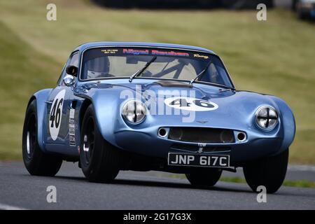 Mike Whitaker, TVR Griffith, Gentlemen Drivers, Sports Cars, GT Cars, Masters Historic Festival, Brands Hatch Grand Prix Circuit, 2021. Mai, Fawkham, L Stockfoto