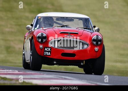 Jeremy Welch, Mark Holme, Austin Healey 3000 Mk II, Gentlemen Drivers, Sports Cars, GT Cars, Masters Historic Festival, Marken Hatch Grand Prix Circui Stockfoto