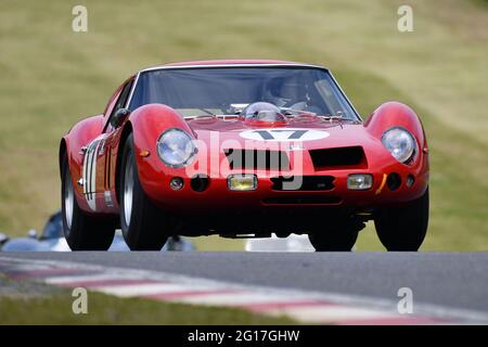 Lukas Halusa, Alex Ames, Ferrari 250 SWB, Ferrari Breadvan, Gentlemen Drivers, Sportwagen, GT-Autos, Masters Historic Festival, Brands Hatch Grand PRI Stockfoto