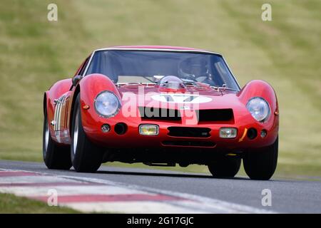 Lukas Halusa, Alex Ames, Ferrari 250 SWB, Ferrari Breadvan, Gentlemen Drivers, Sportwagen, GT-Autos, Masters Historic Festival, Brands Hatch Grand PRI Stockfoto