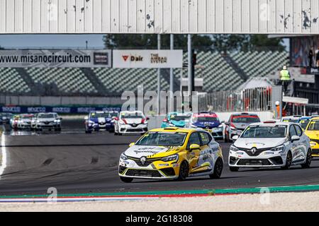 15 während der 5. Runde des Clio Cup Europe 2021, vom 04. Bis 06. Juni 2021 auf dem Misano World Circuit Marco Simoncelli, in Misano, Italien - Foto Grégory Lenormand / DPPI Stockfoto