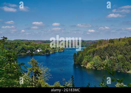 Wupper Stausee, Remscheid, Bergisches Land, Nordrhein-westfalen, Deutschland Stockfoto