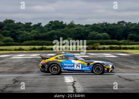 74 JOULIE Enzo (FRA), BAUD Sébastien (FRA), CD Sport, Mercedes-AMG GT4, Aktion beim 3. Lauf des Championnat de France FFSA GT - GT4 France 2021, vom 4. Bis 6. Juni 2021 auf dem Circuit d'Albi, Albi, Frankreich - Foto Marc de Mattia / DPPI Stockfoto