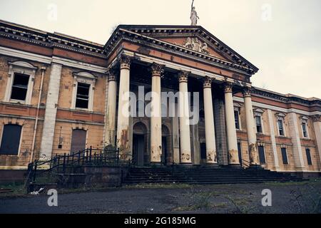 Crumlin Road Courthouse, Belfast, Nordirland, Großbritannien, 2018 Stockfoto