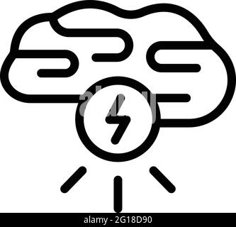 Brainstorming-Meeting-Symbol. Skizzieren Sie das Vektorsymbol für Brainstorming-Meetings für Webdesigns auf weißem Hintergrund Stock Vektor
