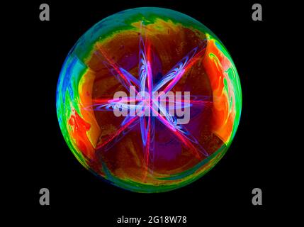 Teilchenphysik, konzeptuelles Bild Stockfoto