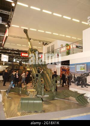 M777 Leichtes abgeschlepptes Howitzer Stockfoto