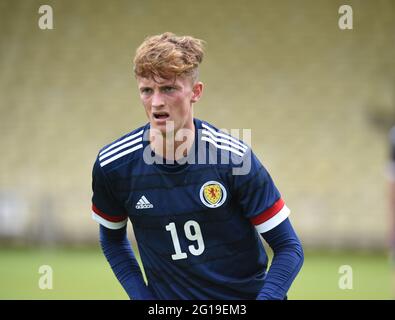 Dumbarton, Schottland .UK 5. Juni 21 Freundschaftliches Spiel.Schottland U-21 V Nordirland U-21 C&G Systems Stadium, Dumbarton. Scotland U-21 Ben Williamson.(Rangers) Credit: eric mccowat/Alamy Live News Stockfoto