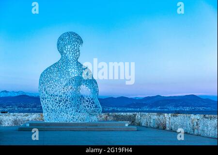 The Nomad von Jaume Plensa, einem zeitgenössischen katalanischen Künstler. Stockfoto