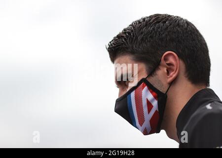 Baku, Aserbaidschan. Juni 2021. Esteban Ocon (FRA) Alpine F1 Team. Quelle: James Moy/Alamy Live News Stockfoto