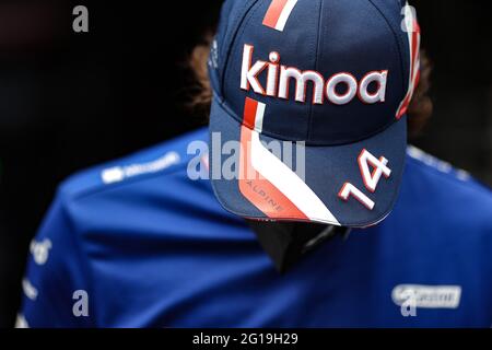 Baku, Aserbaidschan. Juni 2021. Fernando Alonso (ESP) Alpine F1 Team. Quelle: James Moy/Alamy Live News Stockfoto