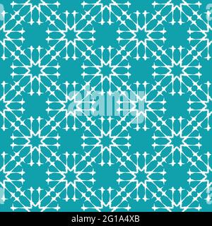 Nahtloses Muster mit ethnischen geometrischen Motiven Stockfoto