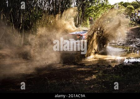 30 Huttunen Jari (FIN), Lukka Mikko (FIN), Hyundai Motorsport N, Hyundai NG i20, Aktion während der Rallye Italia Sardegna 2021, 5. Lauf der FIA WRC 2021, FIA World Rally Championship, vom 3. Bis 6. Juni 2021 in Alghero, Sardinien - Foto Nikos Katikis / DPPI / LiveMedia Kredit: Independent Photo Agency/Alamy Live News Stockfoto